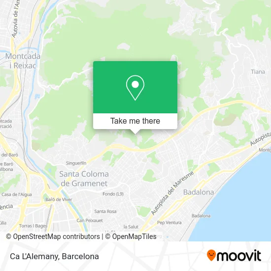 Ca L'Alemany map