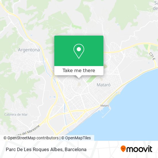 Parc De Les Roques Albes map