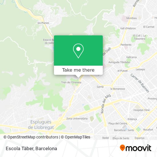 Escola Tàber map