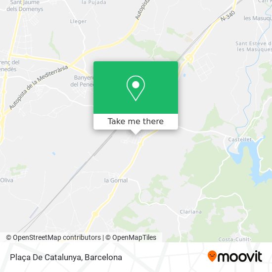 Plaça De Catalunya map