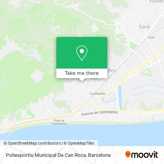 Poliesportiu Municipal De Can Roca map