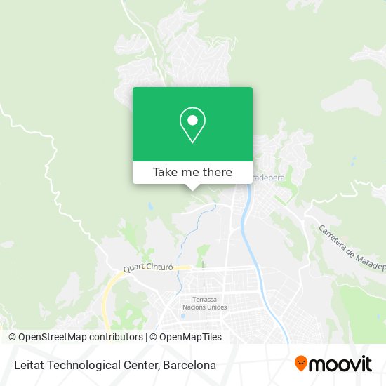 Leitat Technological Center map