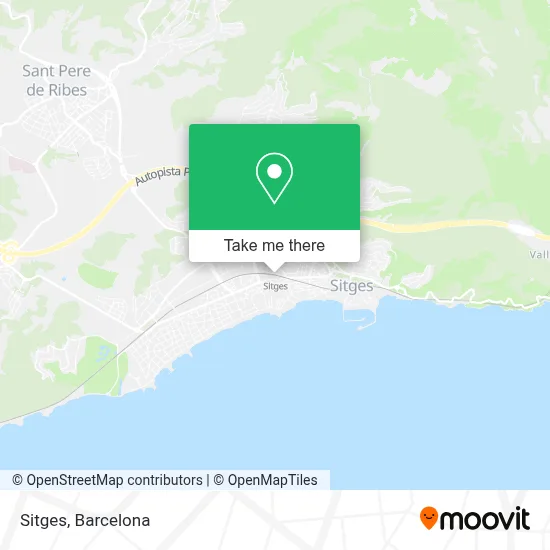 Sitges map