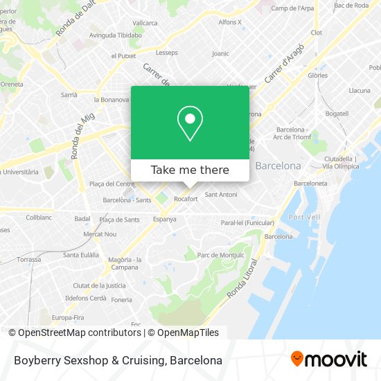 Boyberry Sexshop & Cruising map
