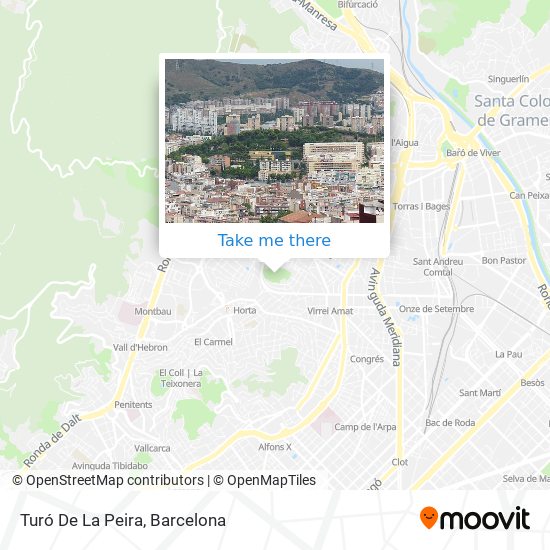 Turó De La Peira map