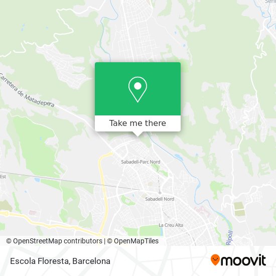 mapa Escola Floresta