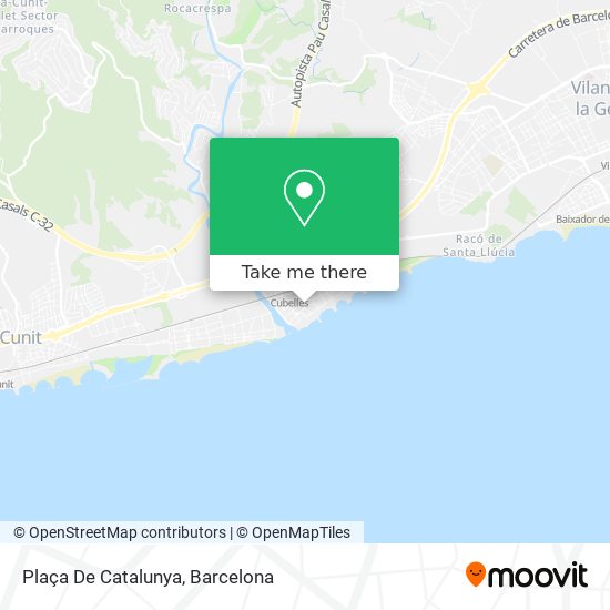 Plaça De Catalunya map