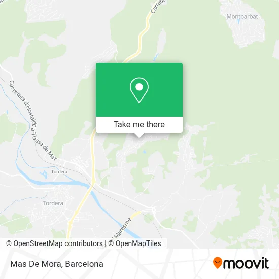 Mas De Mora map