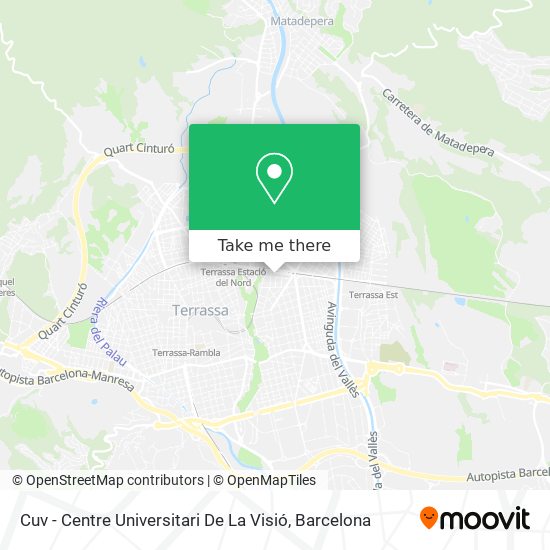 Cuv - Centre Universitari De La Visió map
