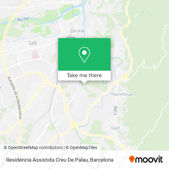 Residència Assistida Creu De Palau map