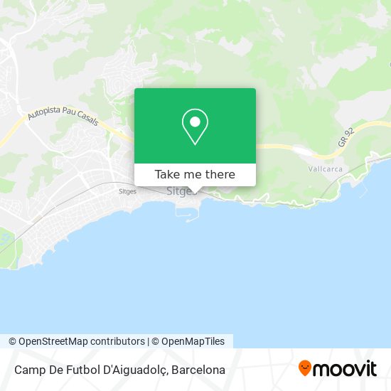 Camp De Futbol D'Aiguadolç map