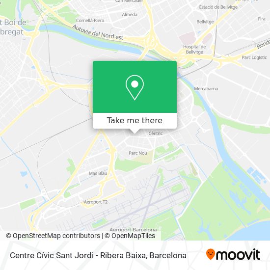 Centre Cívic Sant Jordi - Ribera Baixa map