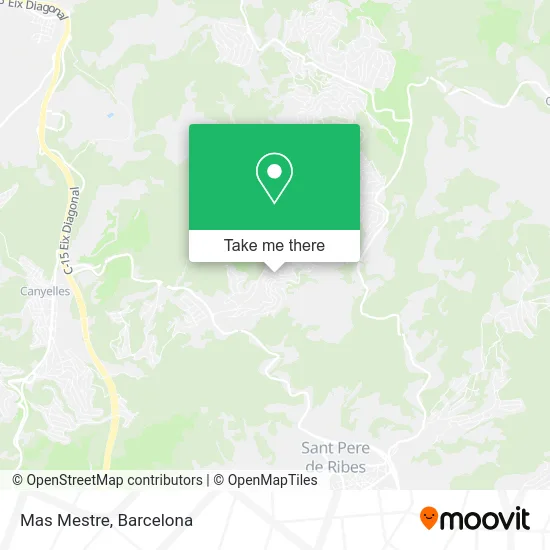 Mas Mestre map