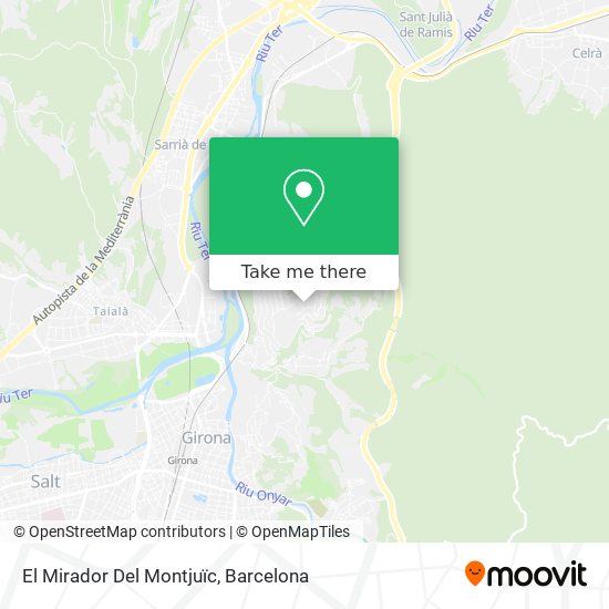 El Mirador Del Montjuïc map