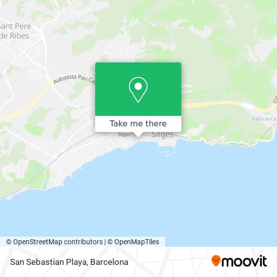 San Sebastian Playa map