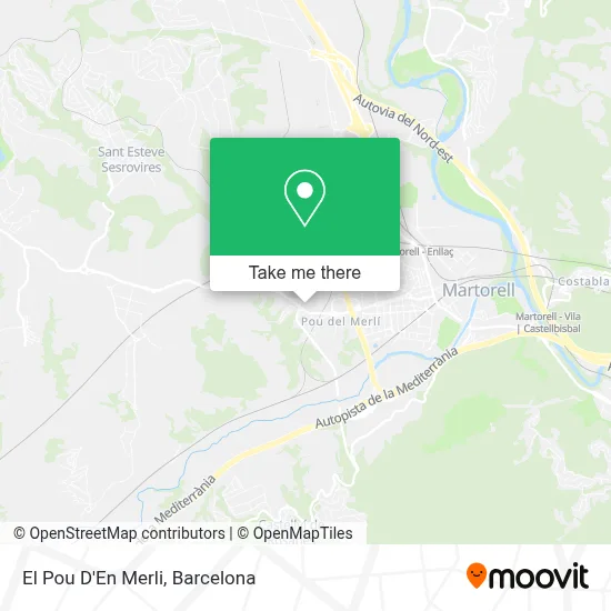 El Pou D'En Merli map
