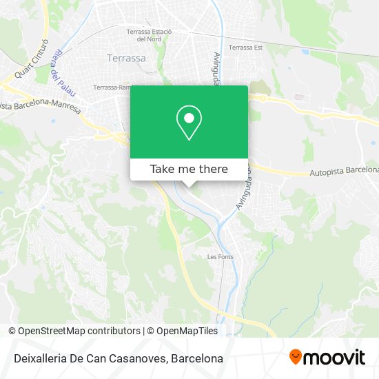 Deixalleria De Can Casanoves map