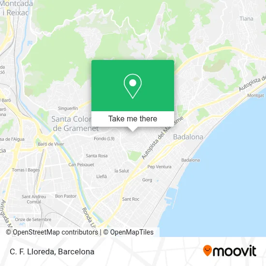 C. F. Lloreda map