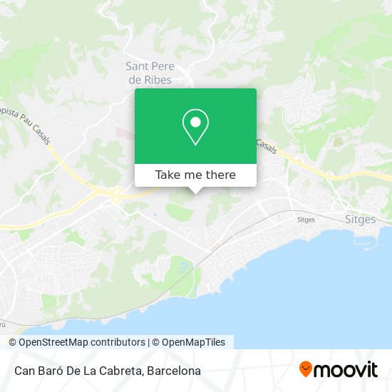 Can Baró De La Cabreta map