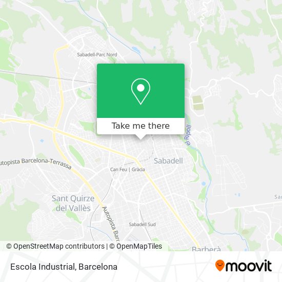 mapa Escola Industrial