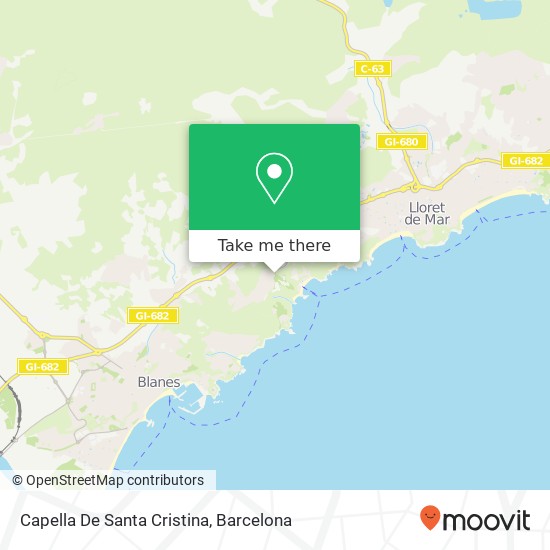 Capella De Santa Cristina map