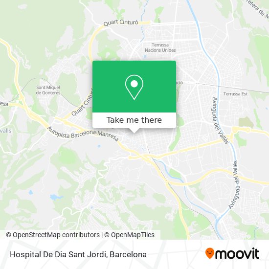 Hospital De Dia Sant Jordi map