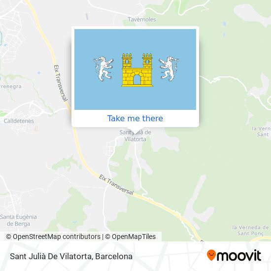 mapa Sant Julià De Vilatorta