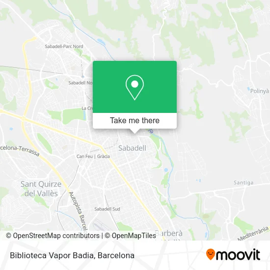mapa Biblioteca Vapor Badia
