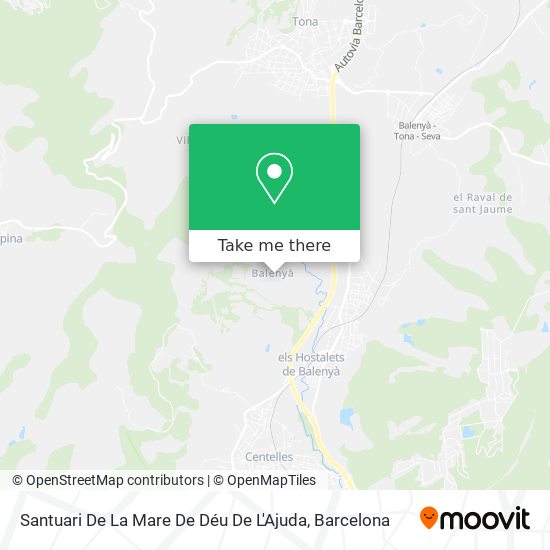 Santuari De La Mare De Déu De L'Ajuda map