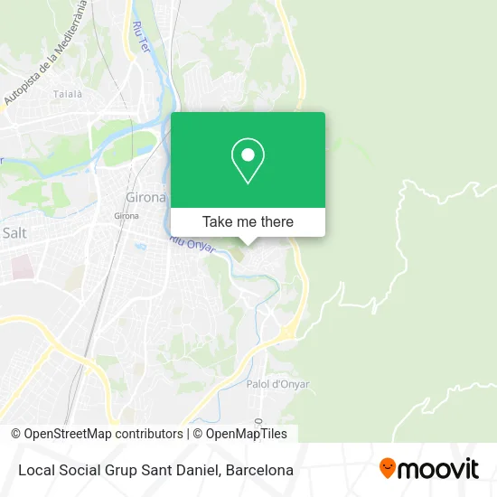 Local Social Grup Sant Daniel map