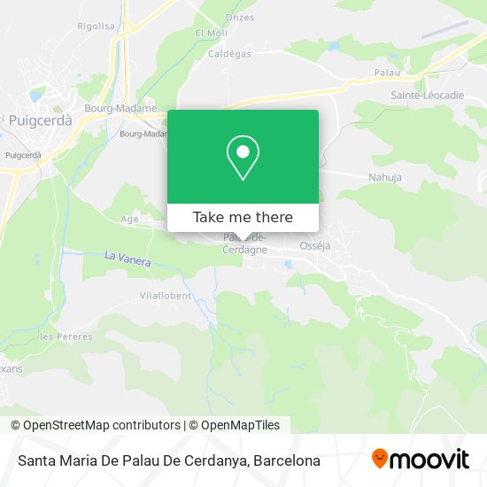 Santa Maria De Palau De Cerdanya map