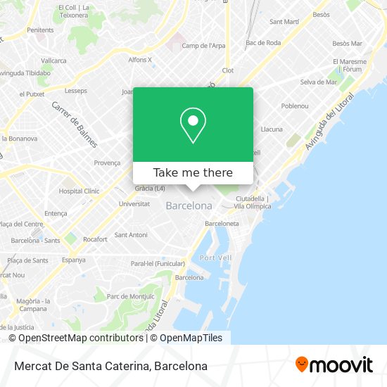 Mercat De Santa Caterina map