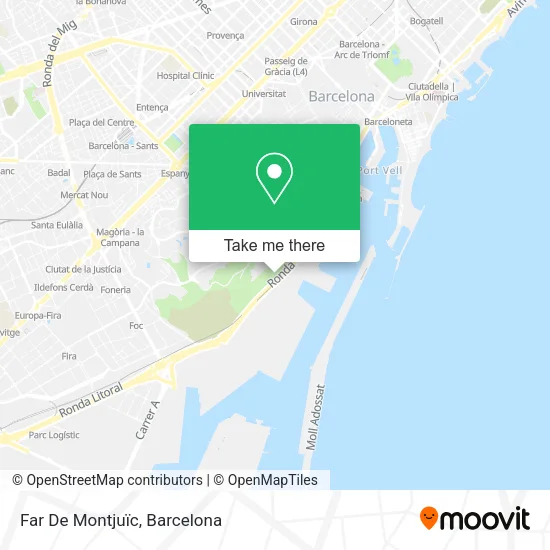 Far De Montjuïc map