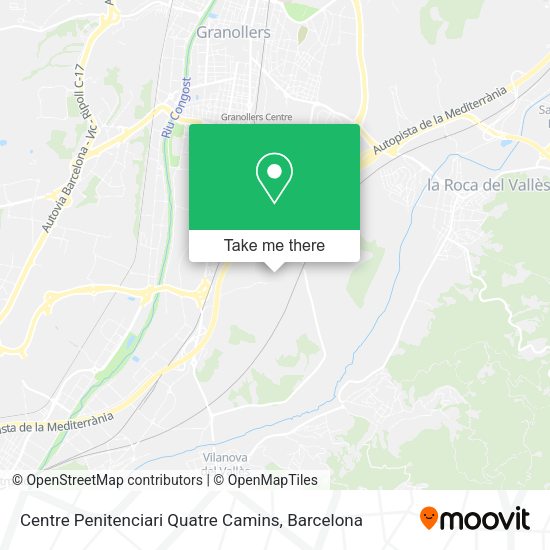 Centre Penitenciari Quatre Camins map