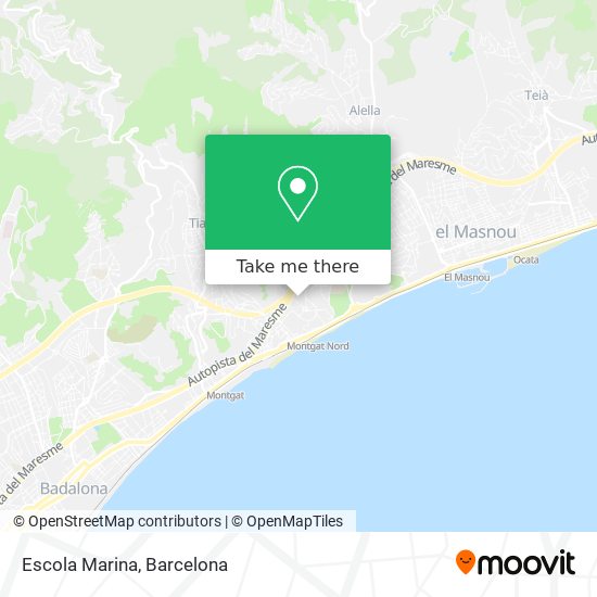 Escola Marina map