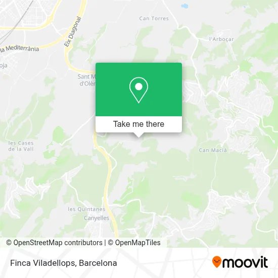 Finca Viladellops map