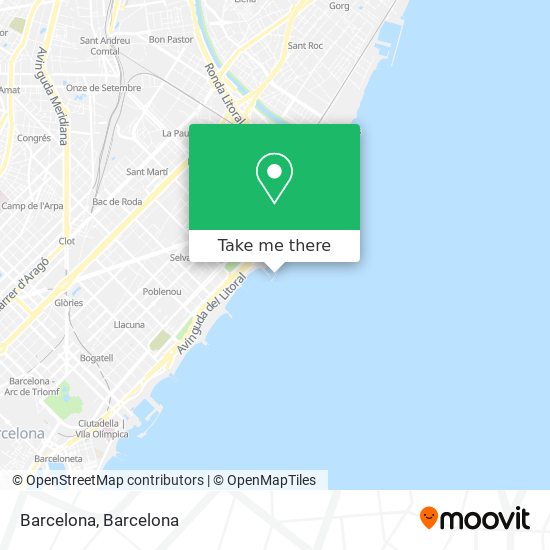 mapa Barcelona