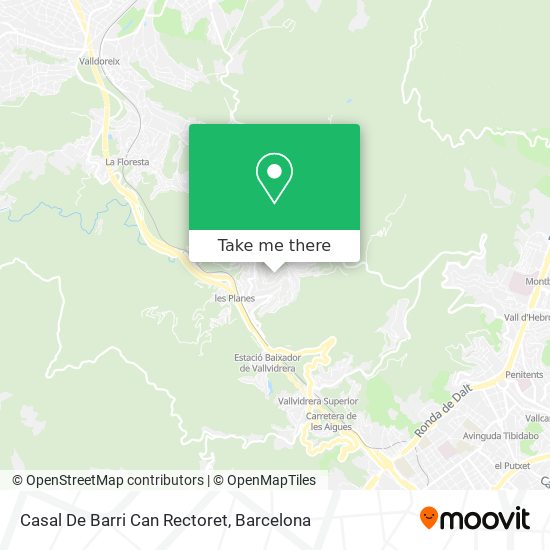 mapa Casal De Barri Can Rectoret