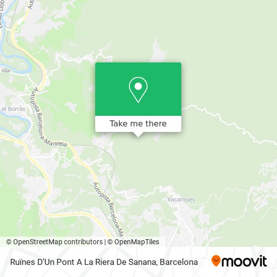 Ruïnes D'Un Pont A La Riera De Sanana map