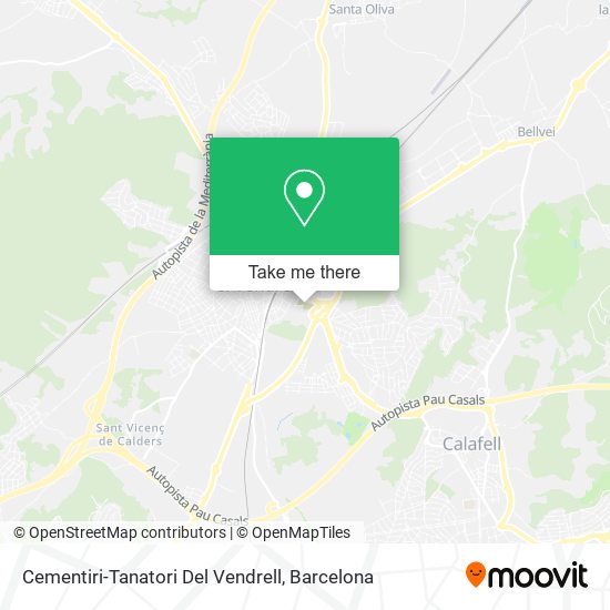 Cementiri-Tanatori Del Vendrell map