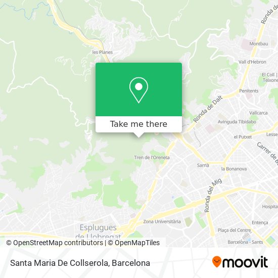 Santa Maria De Collserola map