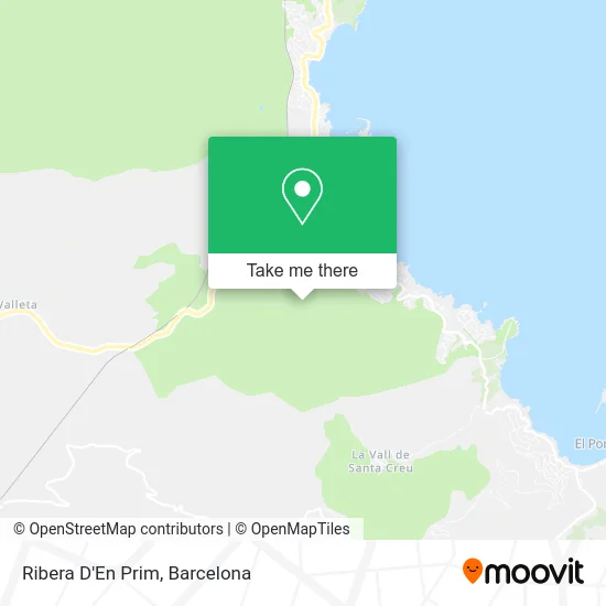 Ribera D'En Prim map