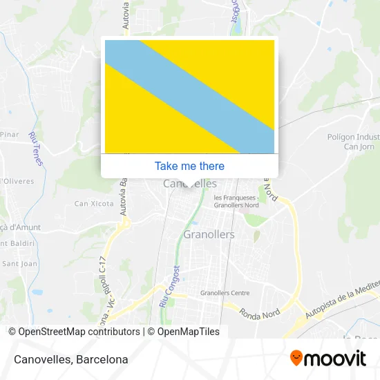 Canovelles map