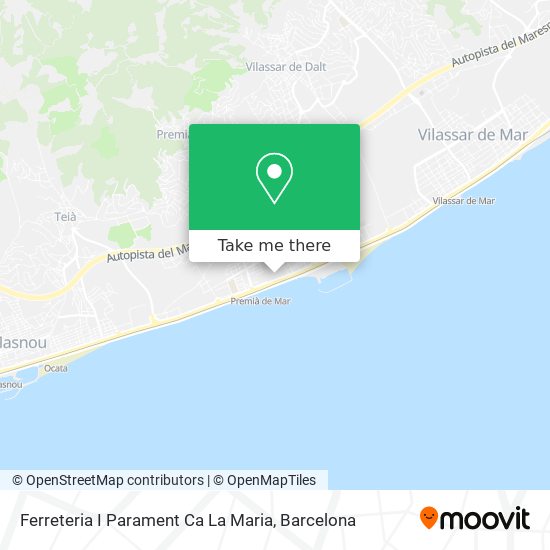Ferreteria I Parament Ca La Maria map