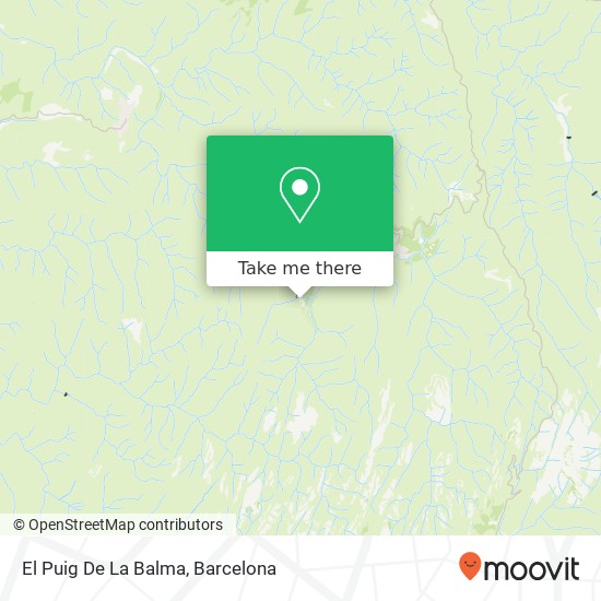 El Puig De La Balma map