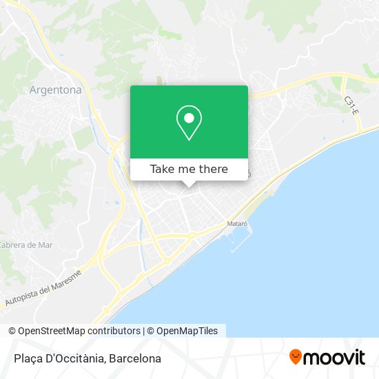 Plaça D'Occitània map