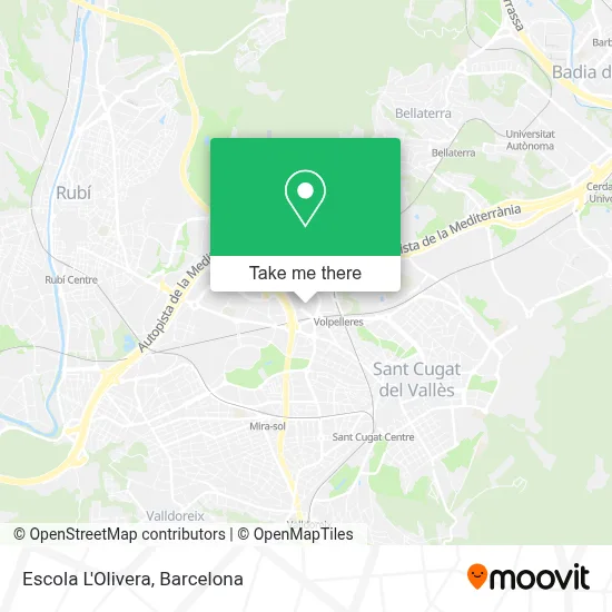 Escola L'Olivera map