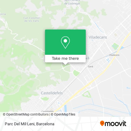 Parc Del Mil·Leni map