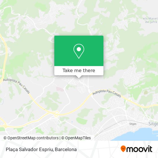 Plaça Salvador Espriu map