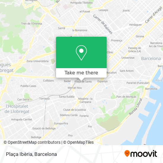 Plaça Ibèria map